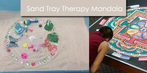 sand tray therapy and mandala application 5