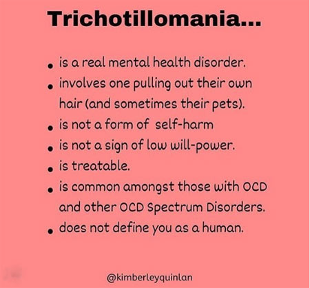 trichotillomania (hair-pulling disorder) 3
